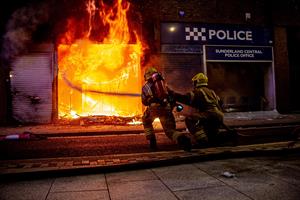 Rioters cause ‘devastating’ fire damage to charity’s office