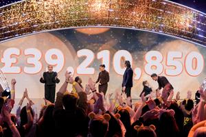 BBC Children in Need on-the-night total up £6m on last year